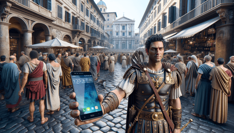 Could Julius Caesar have conquered Rome with a smartphone?