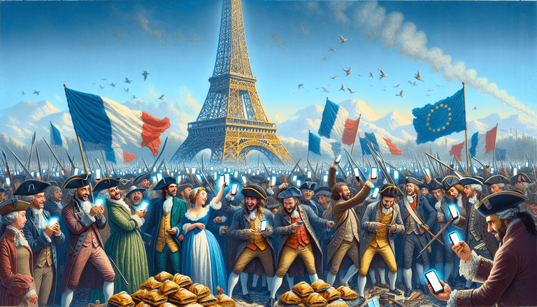 Eiffel Baklava: How the French Revolution Would Have Unfolded with Smartphones