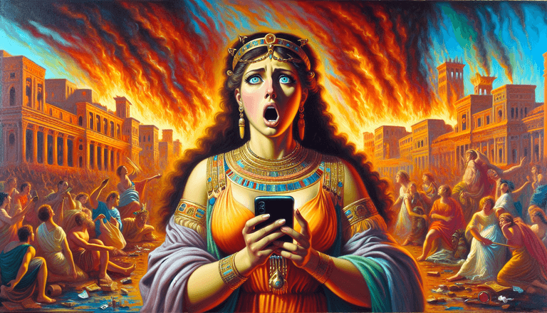 How Cleopatra Could Have Texted the Fall of Rome