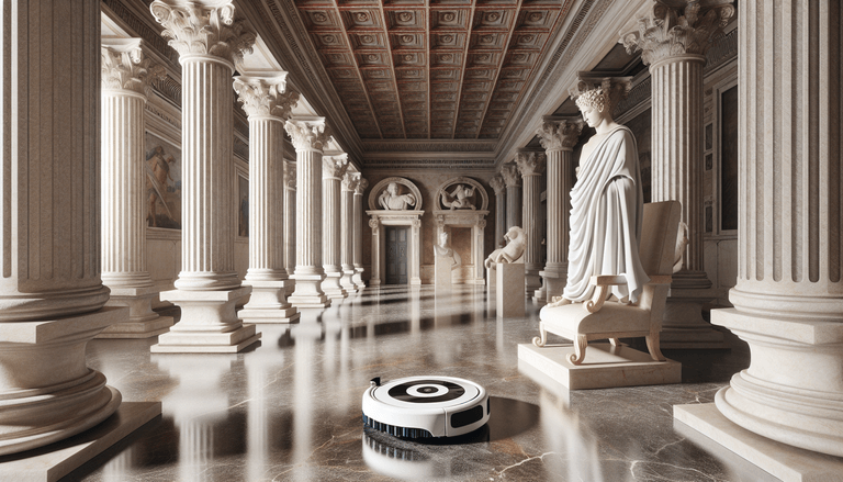 How Julius Caesar would have kept his toga clean with the help of Roomba