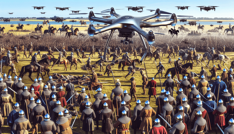 How the Battle of Hastings would have unfurled with drones