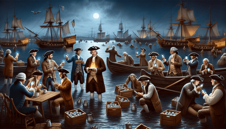 How the Boston Tea Party might have brewed with social media
