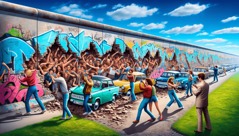 How the fall of the Berlin Wall would have changed with Instagram