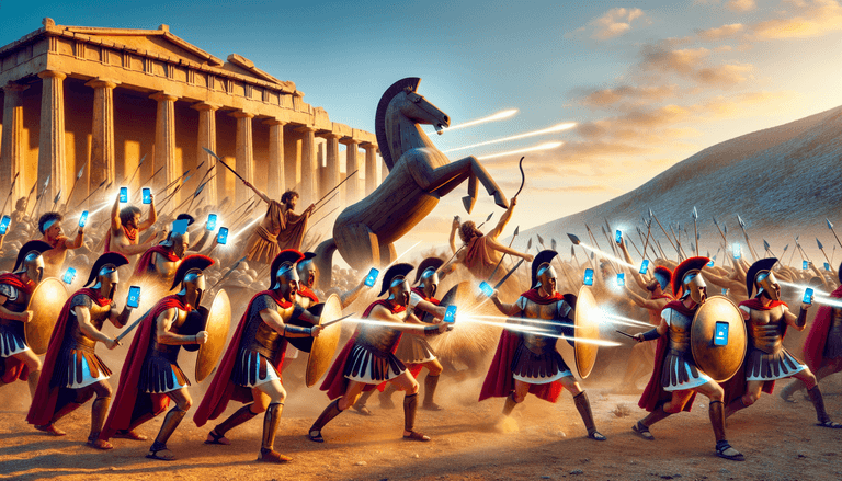 How the fall of Troy might have played out with smartphones