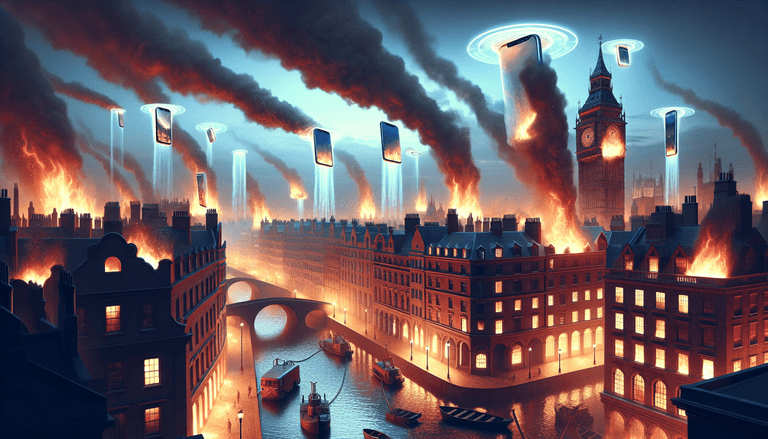 How the Great Fire of London might have been extinguished with smartphones