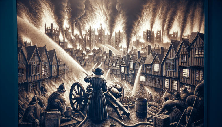 How the Great Fire of London might have been extinguished with water cannons