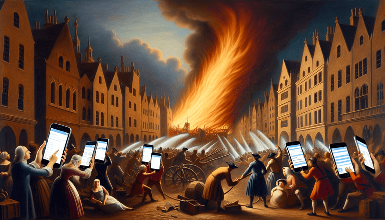 How the Great Fire of London would have been extinguished with smartphones