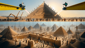 How the Great Pyramid of Giza would have come with laser levels and GPS
