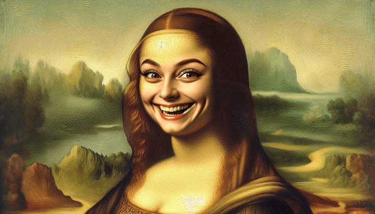 How the Mona Lisa might have smiled more if da Vinci had emojis