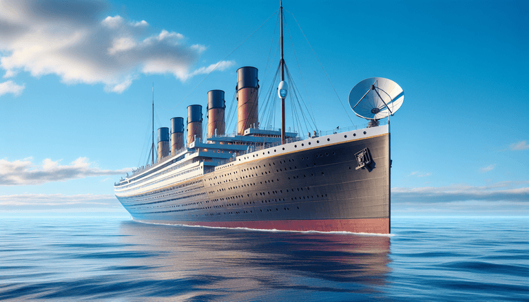 How the Titanic Would Have Sailed with Satellite Navigation