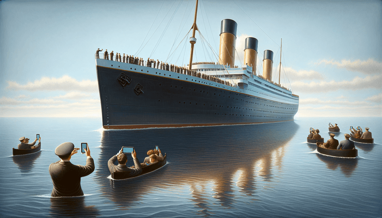 How the Titanic's voyage might have been transformed with WiFi and social media