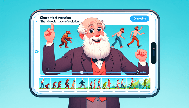 If Charles Darwin Had TikTok: Evolution, Go Viral!