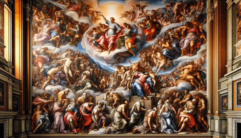 Michelangelo's mural masterpiece done in a flash with a digital twist