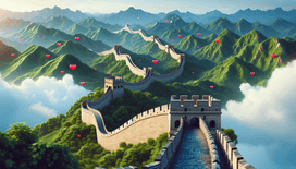 The Great Wall of China: Now with 100% More Tinder Swipe Power!
