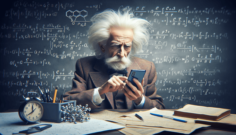 What if Albert Einstein had access to an iPhone?