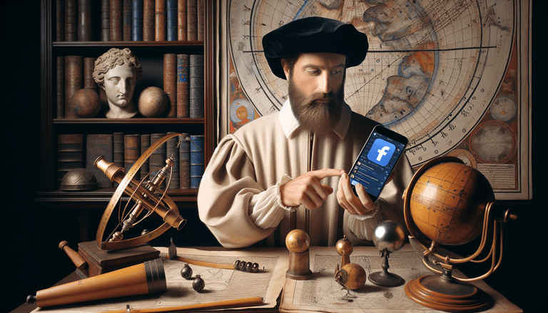 What if Galileo Galilei had access to Instagram?