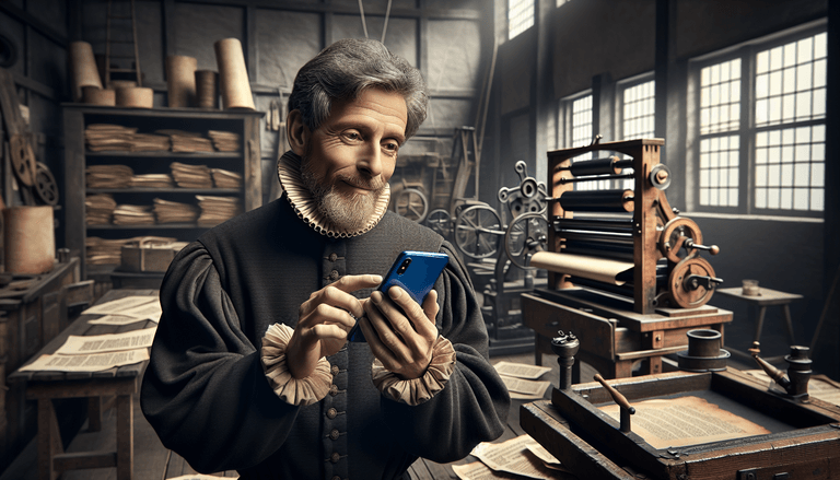 What if Johannes Gutenberg had a smartphone?