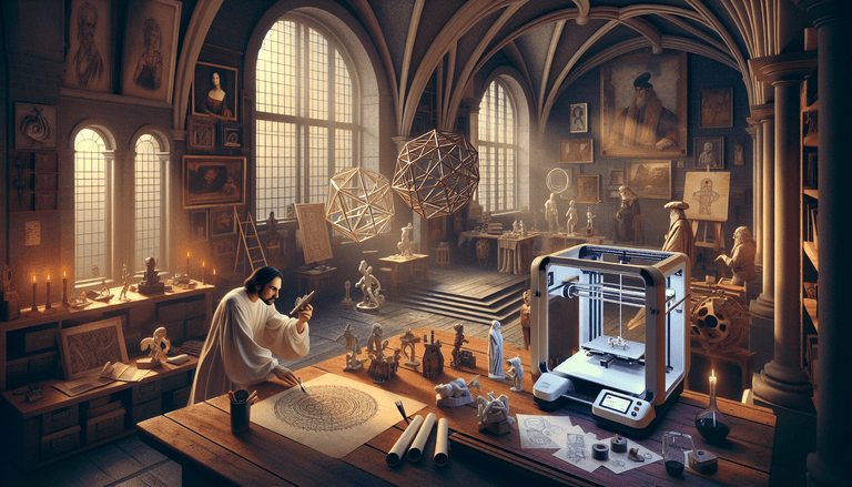 What if Leonardo da Vinci had access to a 3D printer?