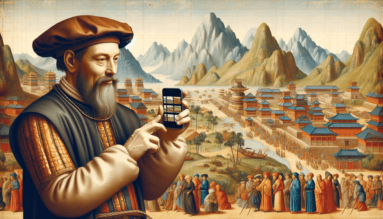 What if Marco Polo had a smartphone on his travels?