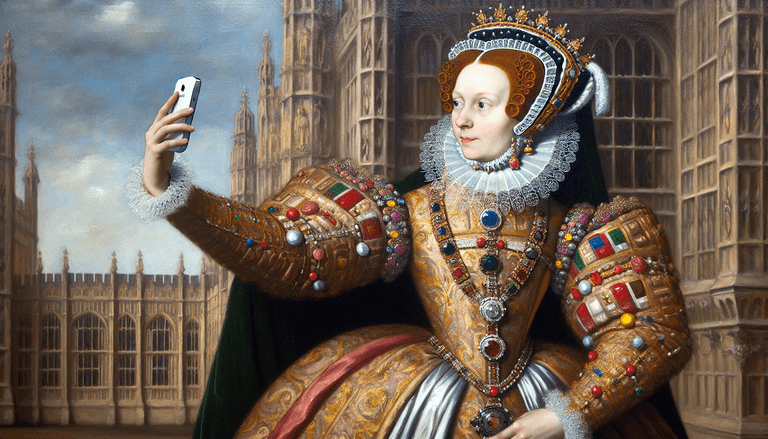 What if Queen Elizabeth I had Instagram?