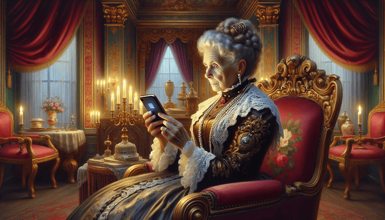 What if Queen Victoria had a smartphone?