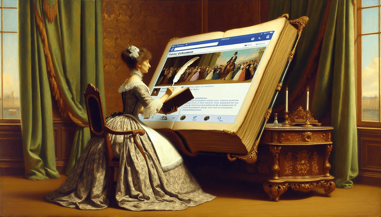 What if Queen Victoria had Facebook?
