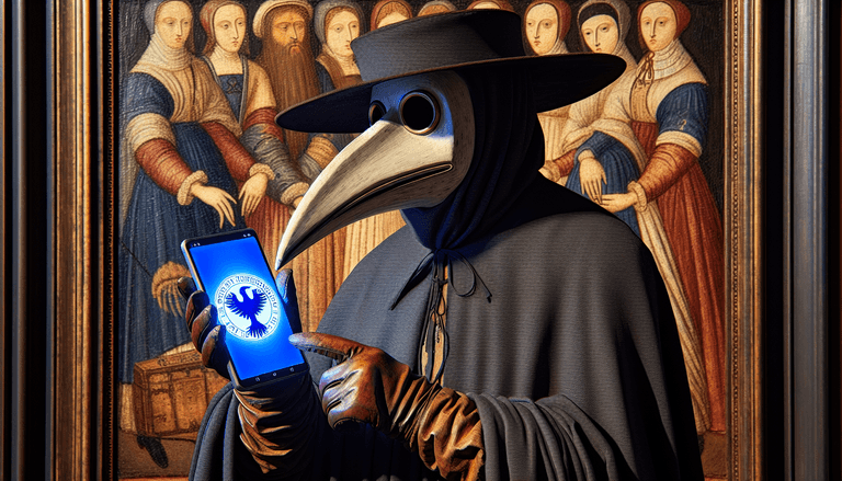 What if the Black Death had Twitter?