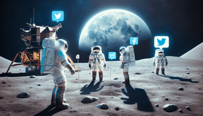 What if the moon landing had been live-tweeted?