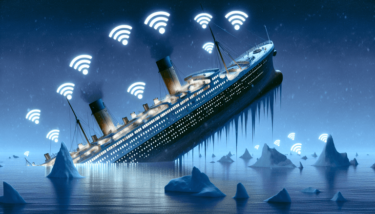 What if the sinking of the Titanic had Wi-Fi?