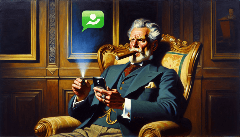 What if Winston Churchill had WhatsApps?