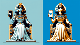 When Cleopatra Met Twitter: Ancient Egypt's T(w)ittering Queen