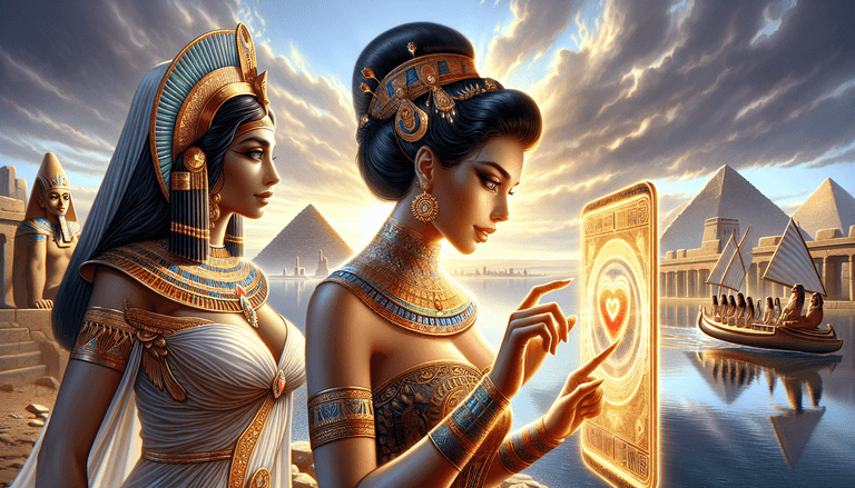 When Cleopatra Swiped Right: The Egyptian Queen Meets Tinder