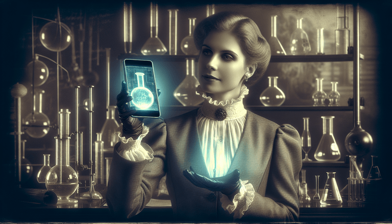 When Marie Curie Met the Smartphone: Unveiling Radium's Glow with Digital Gadgets