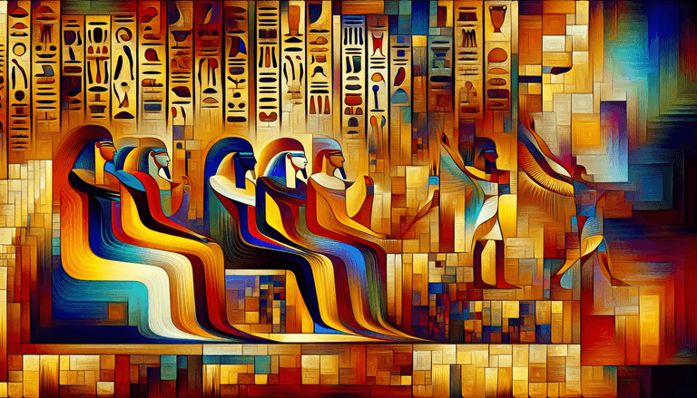 When the Pharaohs met Photoshop: A new spin on ancient Egyptian art