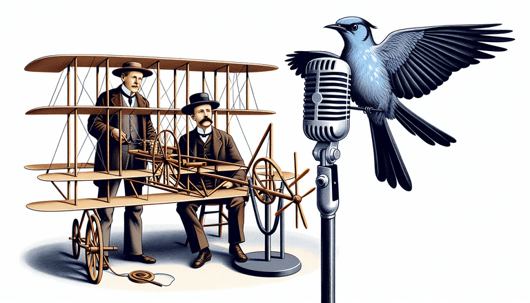 When the Wright Brothers Befriend the Mockingjay: Propellers Meet Podcasts